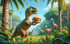 the dinosaur who discovered hamburgers