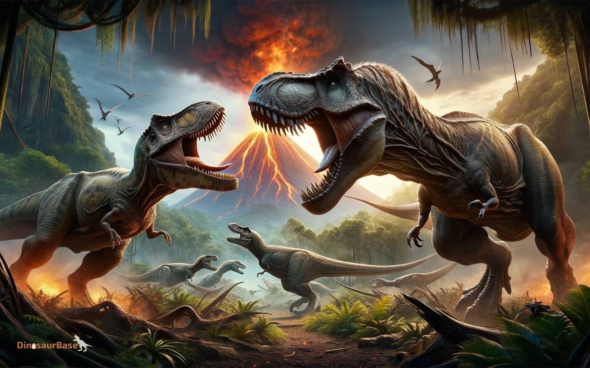 v rex dinosaur vs t rex