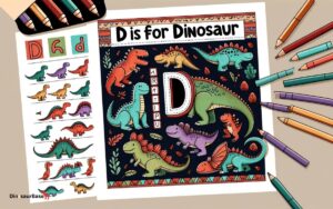 d is for dinosaur worksheet