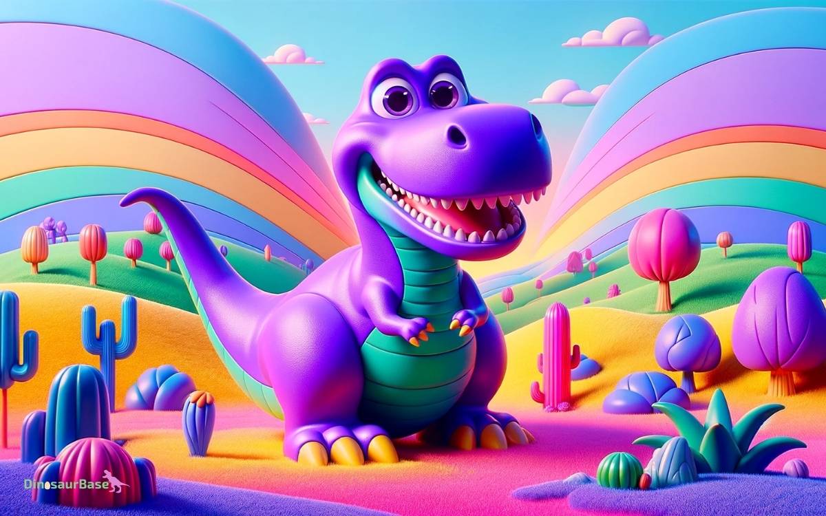 what color is barney the dinosaur