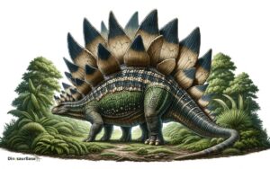 what dinosaur has plates on its back