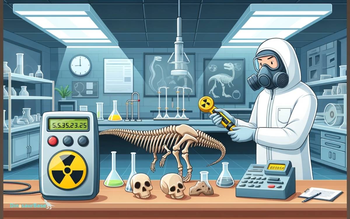 why are dinosaur bones radioactive