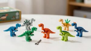 affordable dinosaur building sets