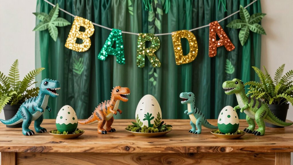 affordable dinosaur party decor