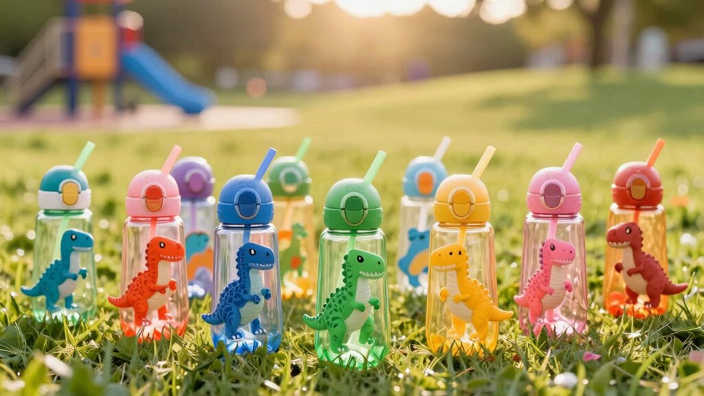 best dinosaur straw waterbottles