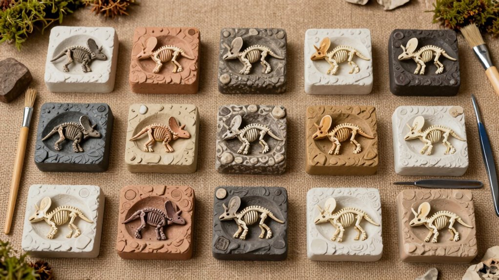 best triceratops skeleton dig kits