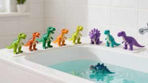 budget friendly dinosaur bath toys