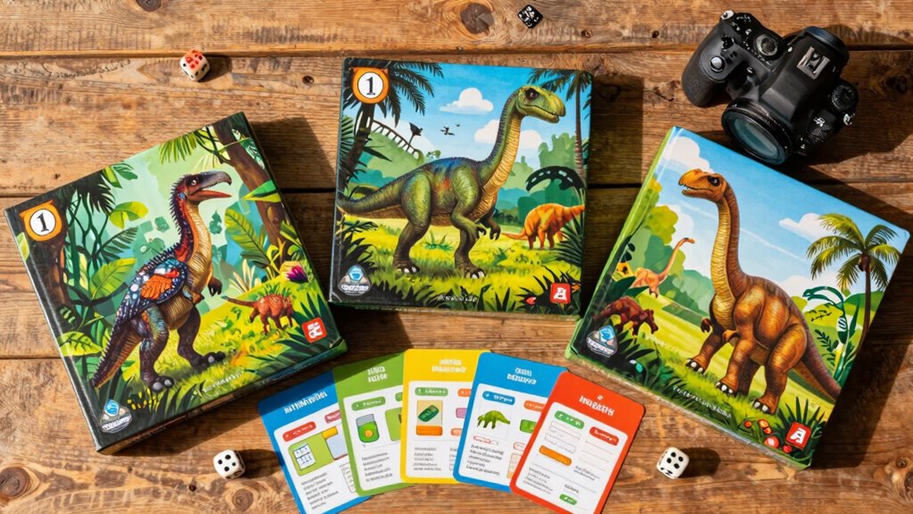 cooperative dinosaur board games