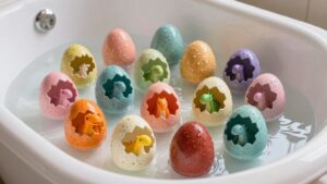 dinosaur egg bath toys