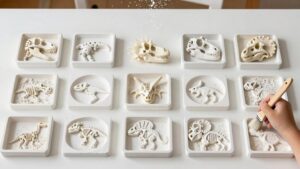 dinosaur fossil casting kits