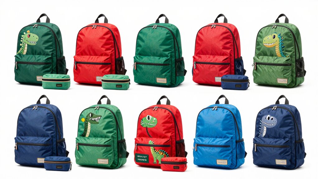 fourteen piece dinosaur school set