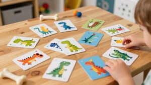 funny dinosaur themed card games