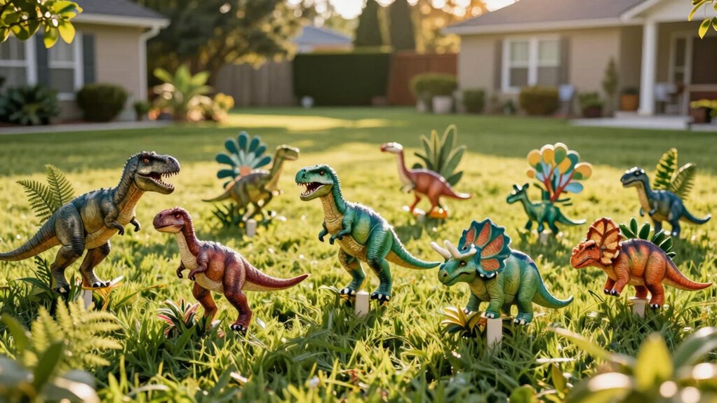 jurassic themed 2026 dinosaur yard signs