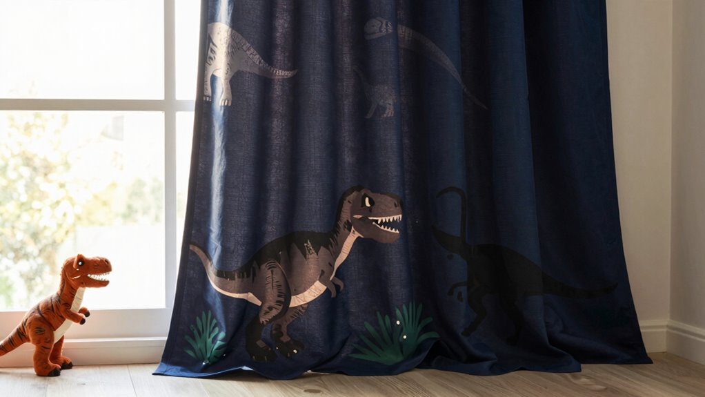 kid approved 2026 blackout dinosaur curtains