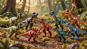 rechargeable remote control roaring dinosaurs