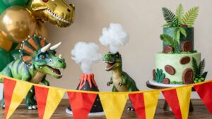 roaring dinosaur birthday decorations