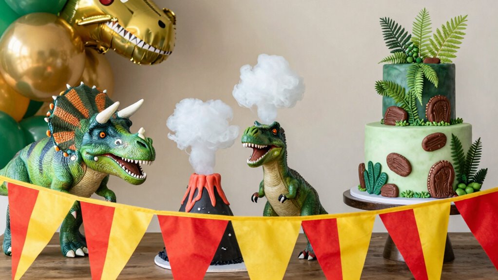 roaring dinosaur birthday decorations