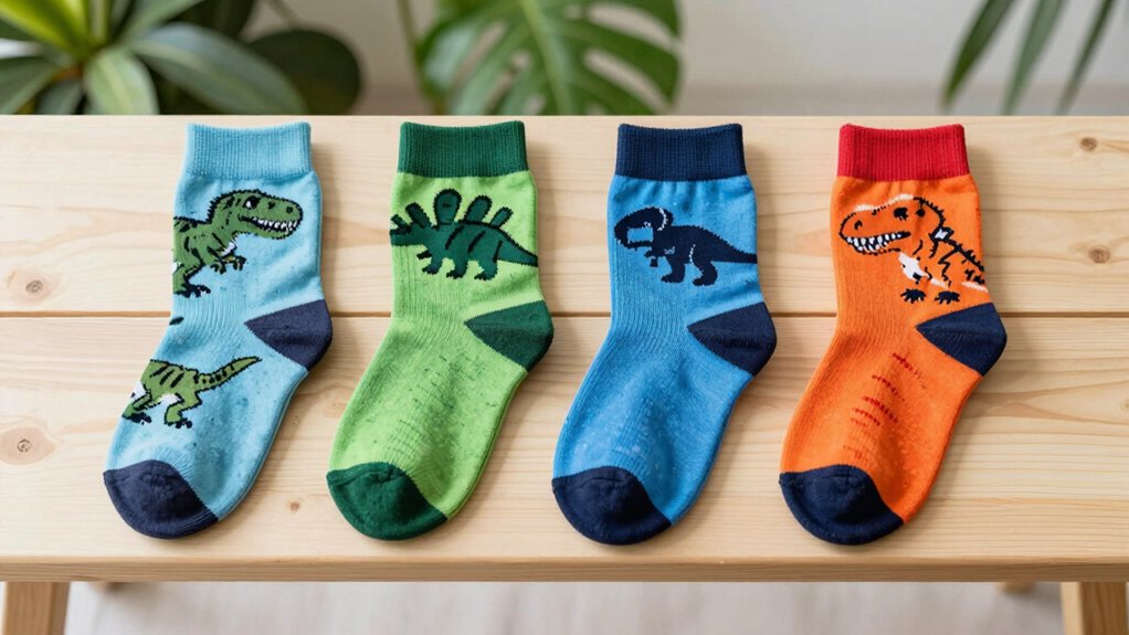 stylish dinosaur sock sets