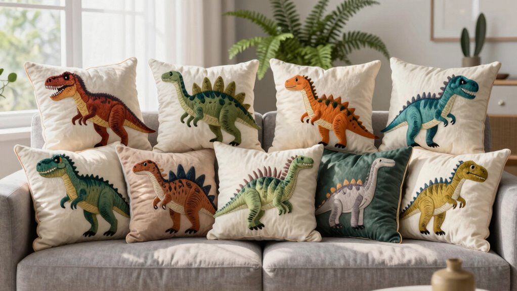 top 10 dinosaur throw pillows