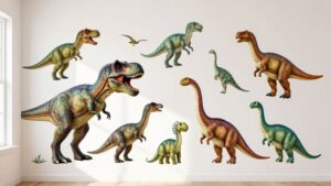 top dinosaur playroom wall decals