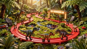 top dinosaur race tracksets