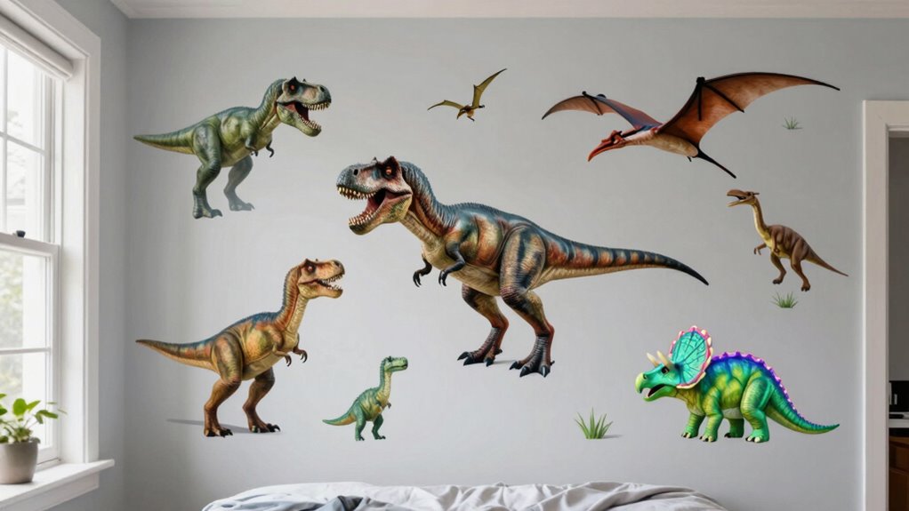 top dinosaur wall decals
