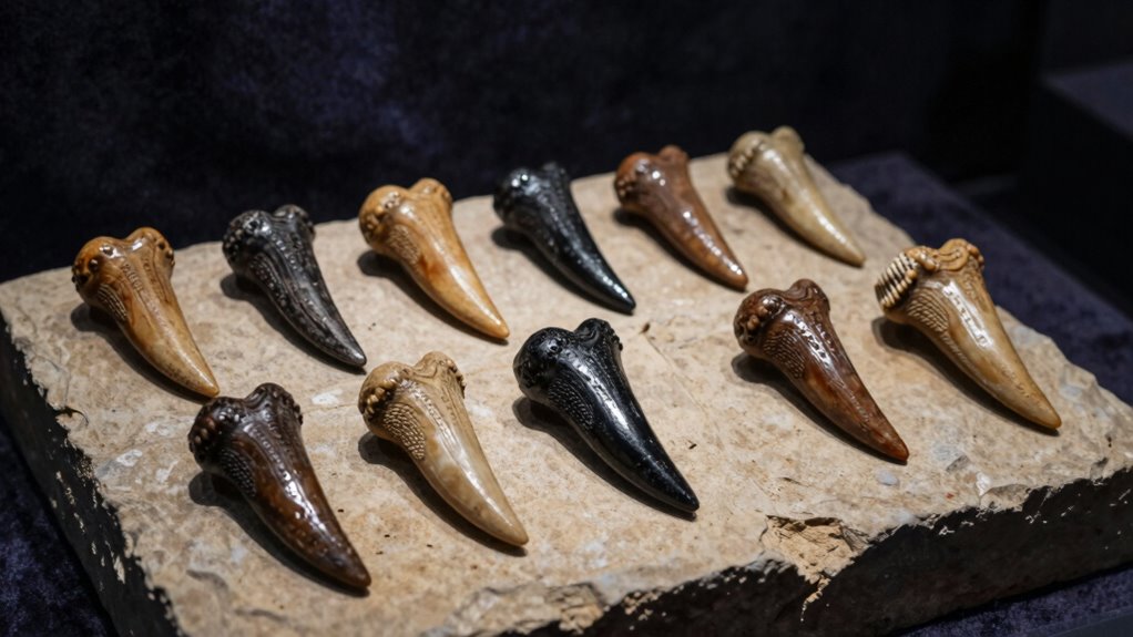top eight precise fossil teeth