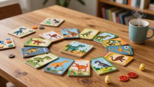 twelve family dinosaur cardgames