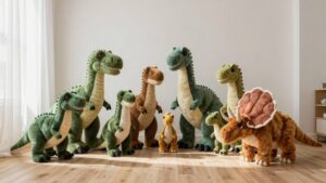twelve huge huggable dinosaur plush
