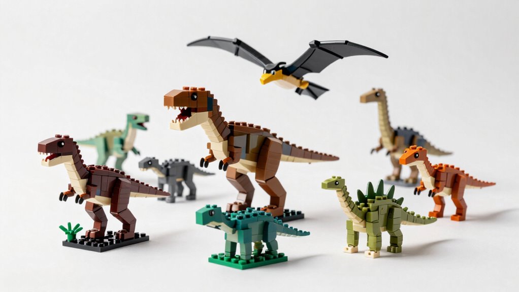 twelve standout lego dinosaur displays
